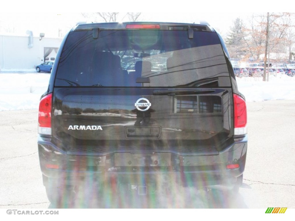 2012 Armada SV 4WD - Galaxy Black / Charcoal photo #5