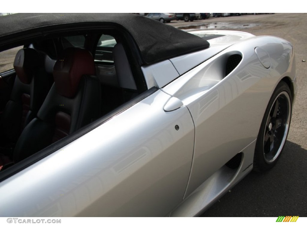 2001 360 Spider F1 - Silver / Black/Red photo #9