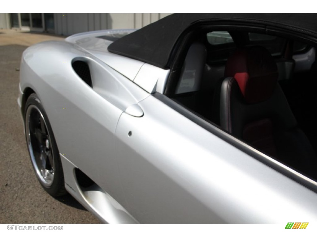 2001 360 Spider F1 - Silver / Black/Red photo #10
