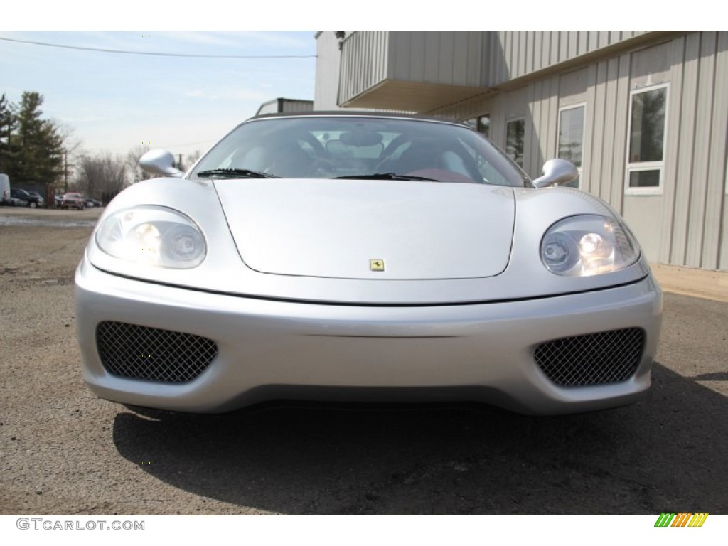 2001 360 Spider F1 - Silver / Black/Red photo #21