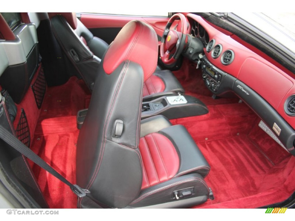 2001 360 Spider F1 - Silver / Black/Red photo #50