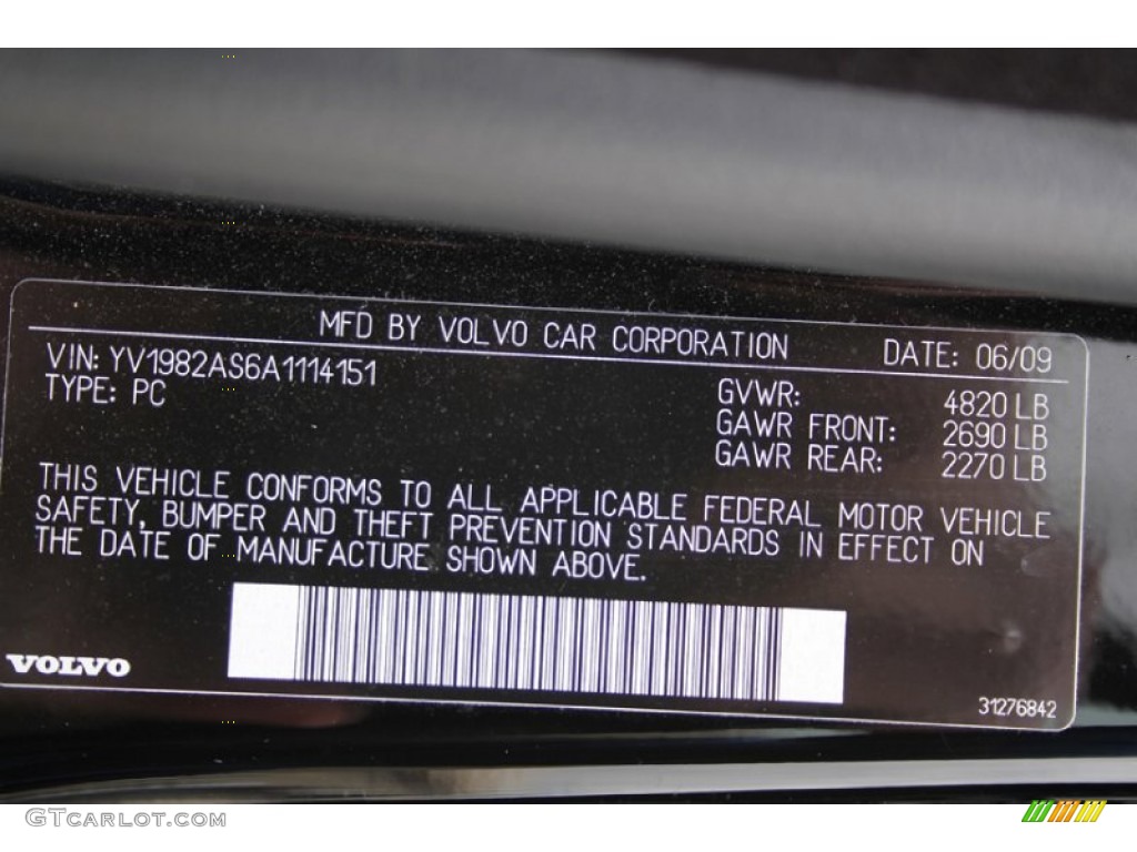 2010 S80 3.2 - Black / Sandstone photo #31