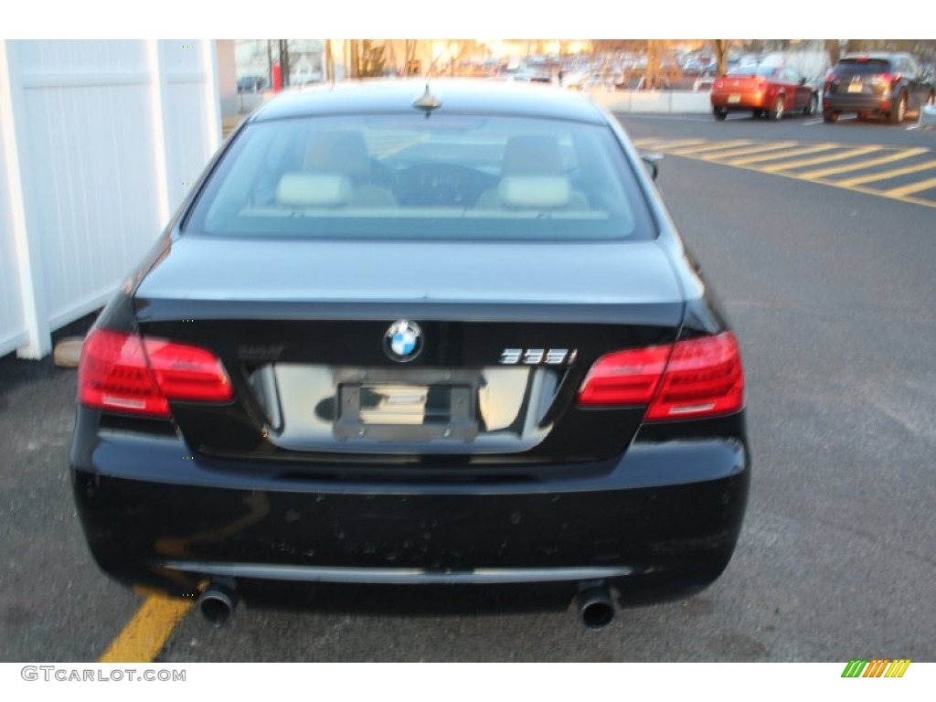 2012 3 Series 335i xDrive Coupe - Black Sapphire Metallic / Oyster/Black photo #3