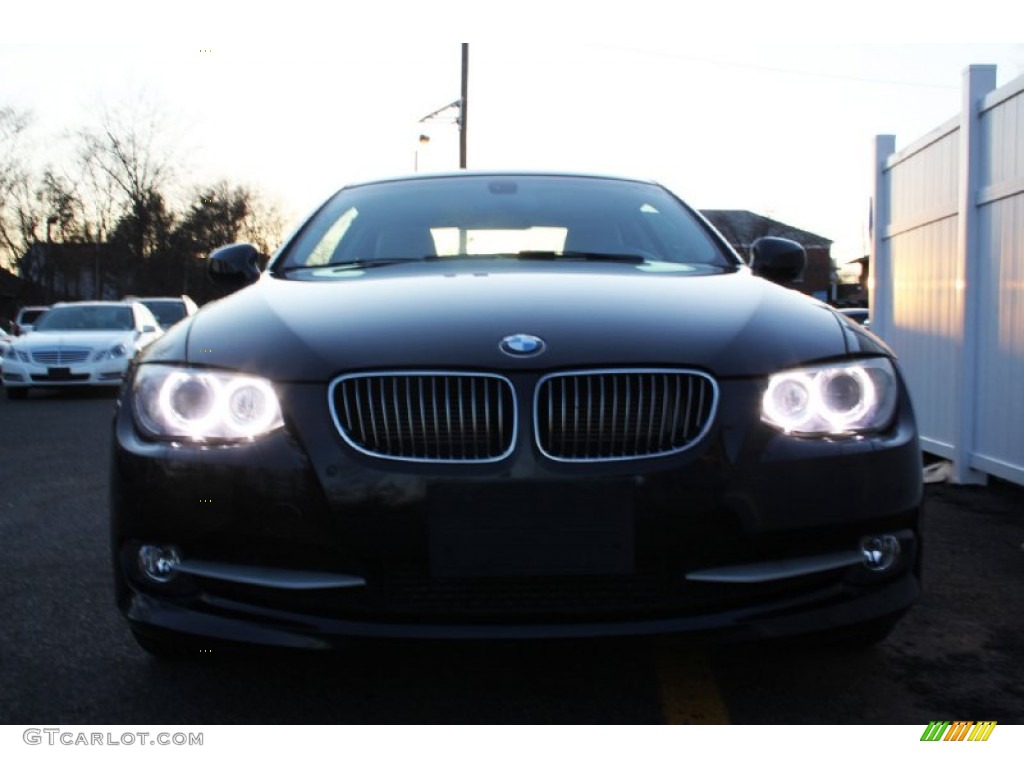 2012 3 Series 335i xDrive Coupe - Black Sapphire Metallic / Oyster/Black photo #6