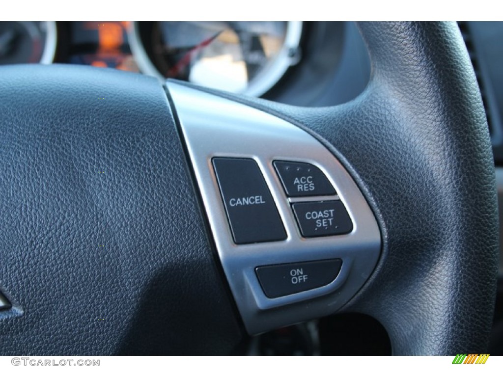 2013 Lancer ES - Wicked White Metallic / Black photo #13