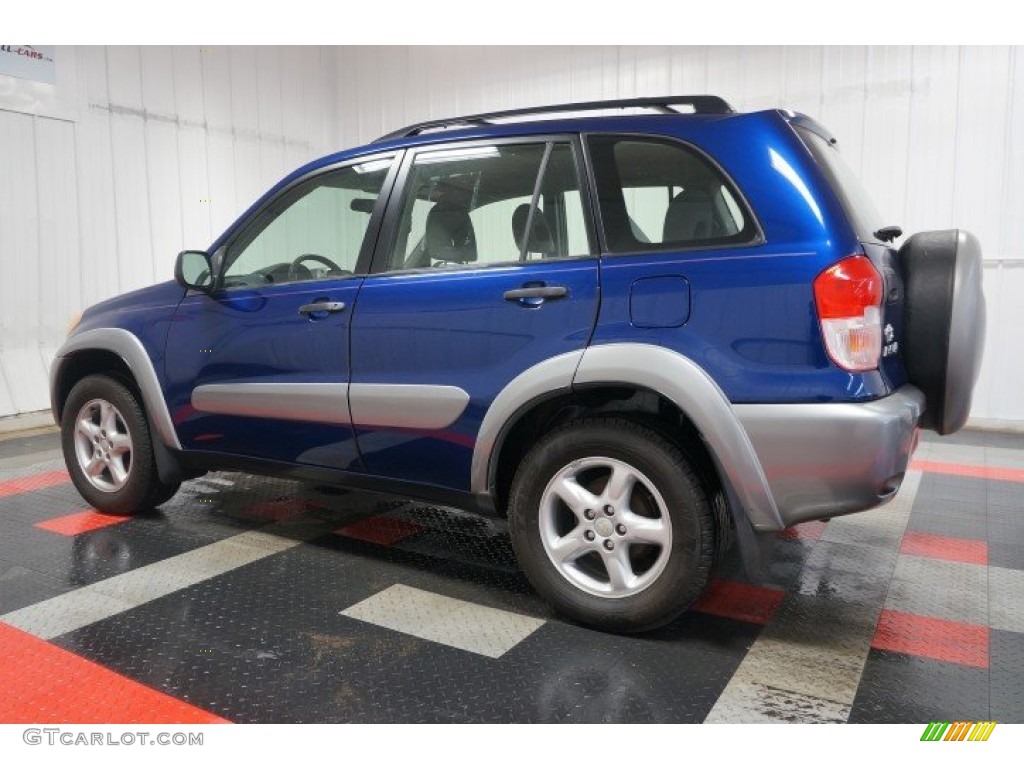 2002 RAV4 4WD - Spectra Blue Mica / Gray photo #11