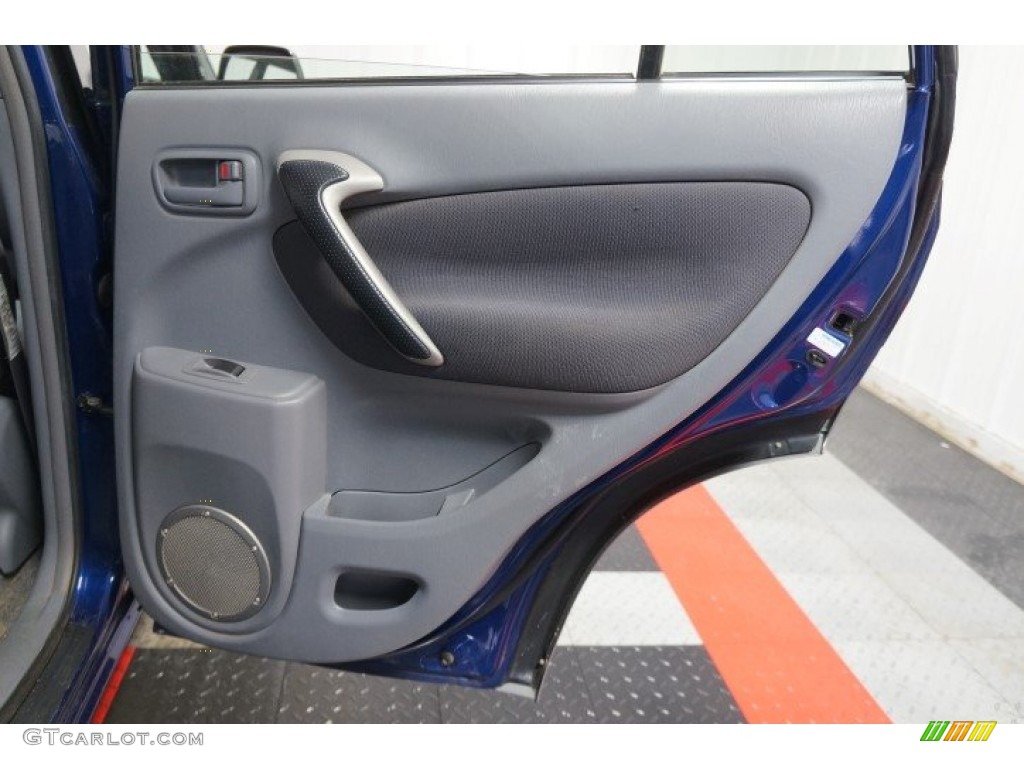 2002 RAV4 4WD - Spectra Blue Mica / Gray photo #16