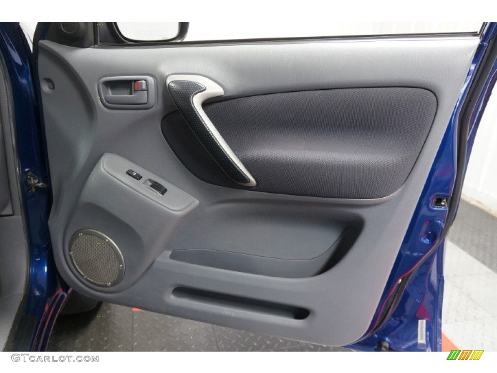 2002 RAV4 4WD - Spectra Blue Mica / Gray photo #17