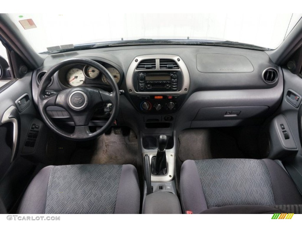 2002 RAV4 4WD - Spectra Blue Mica / Gray photo #20