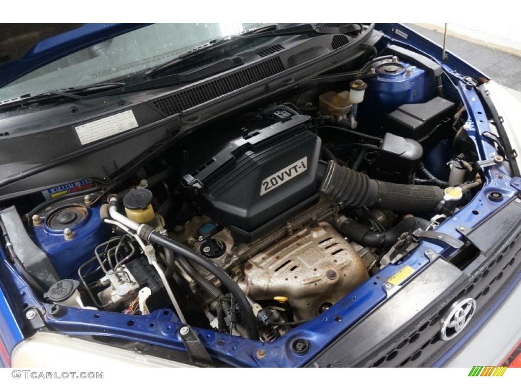 2002 RAV4 4WD - Spectra Blue Mica / Gray photo #35