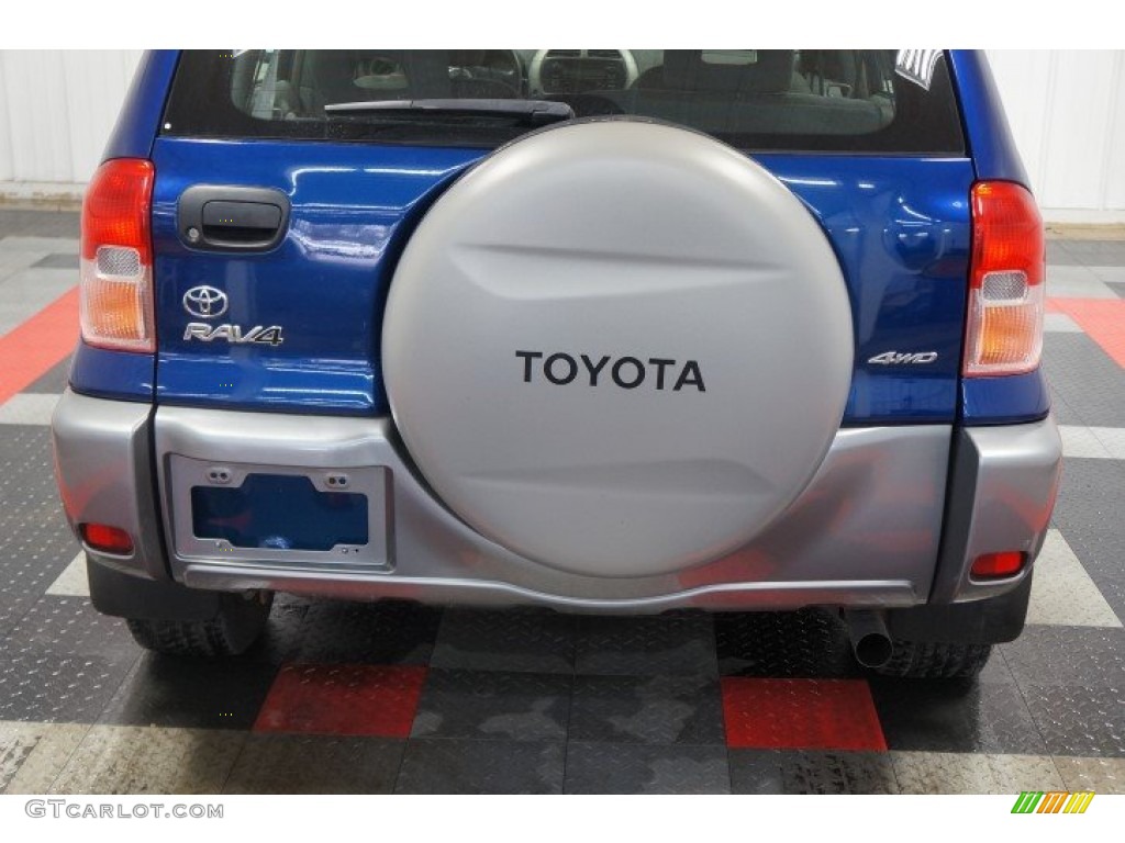 2002 RAV4 4WD - Spectra Blue Mica / Gray photo #51