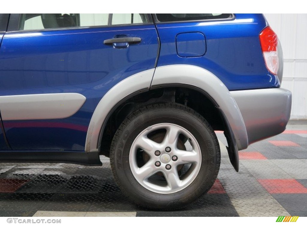 2002 RAV4 4WD - Spectra Blue Mica / Gray photo #52