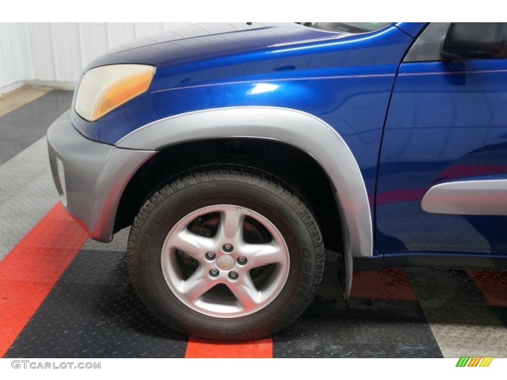 2002 RAV4 4WD - Spectra Blue Mica / Gray photo #59