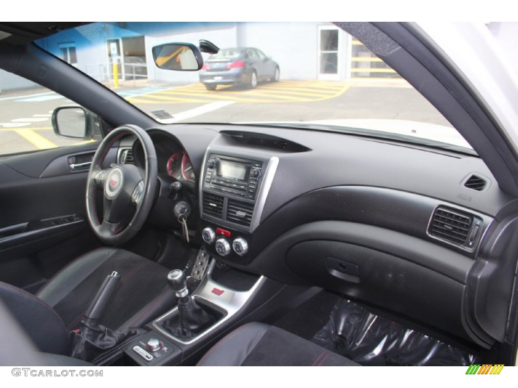 2012 Impreza WRX STi 5 Door - Satin White Pearl / STi Black Alcantara/Carbon Black photo #37