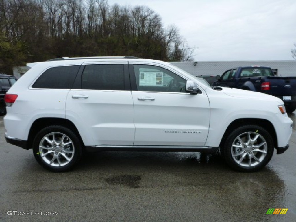 Bright White 2015 Jeep Grand Cherokee Summit 4x4 Exterior Photo #103143987