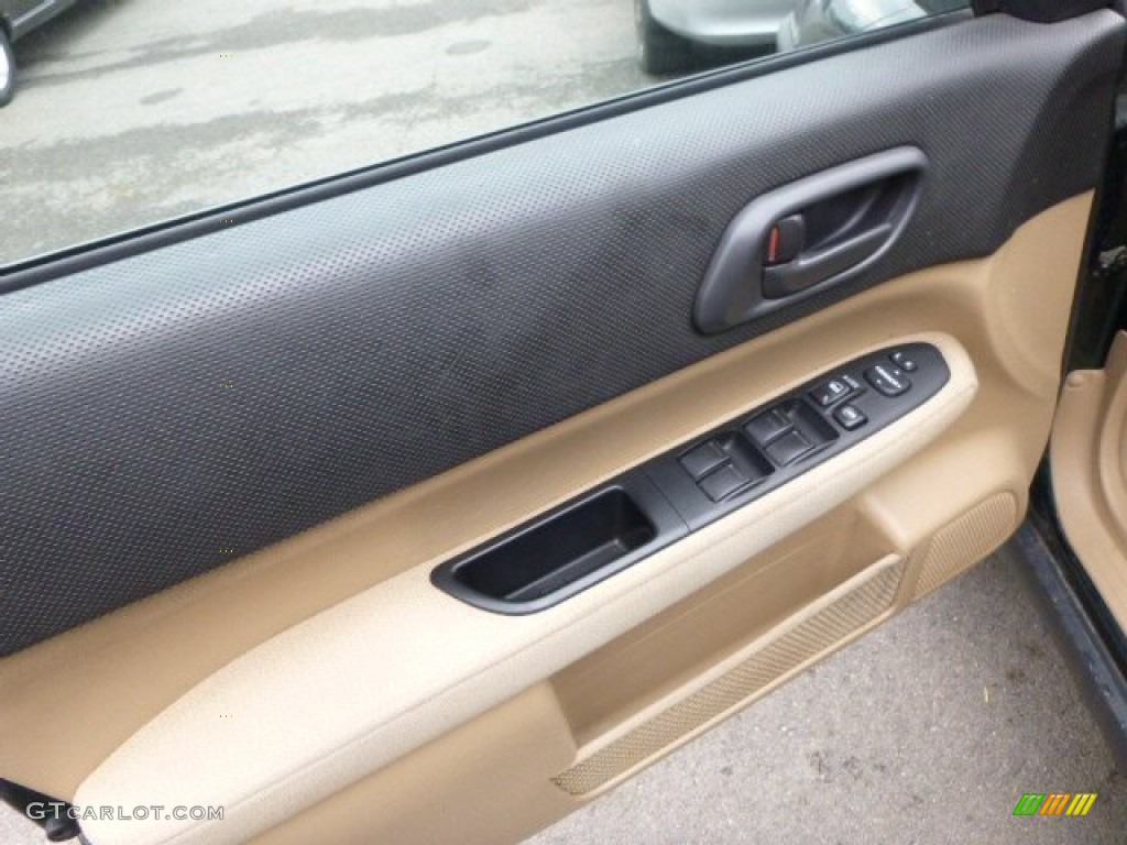 2004 Forester 2.5 X - Woodland Green Pearl / Beige photo #10