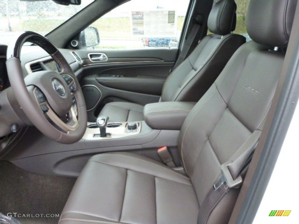 Summit Brown Interior 2015 Jeep Grand Cherokee Summit 4x4 Photo #103144076