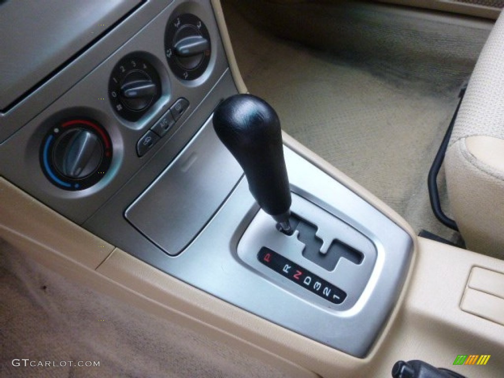 2004 Forester 2.5 X - Woodland Green Pearl / Beige photo #11