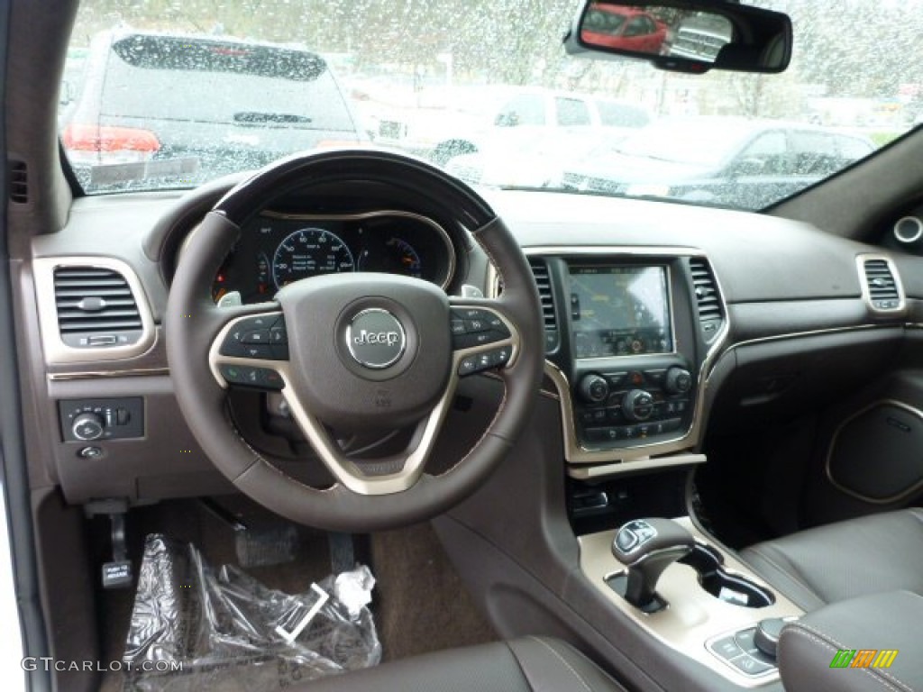 Summit Brown Interior 2015 Jeep Grand Cherokee Summit 4x4 Photo #103144128