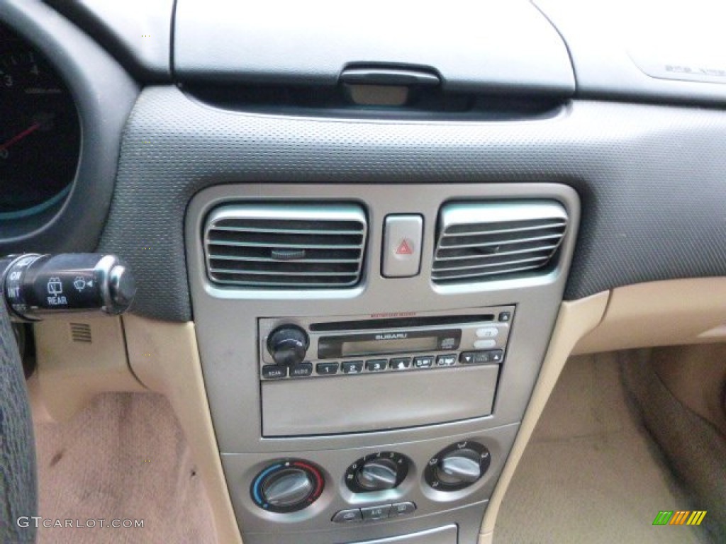 2004 Forester 2.5 X - Woodland Green Pearl / Beige photo #13