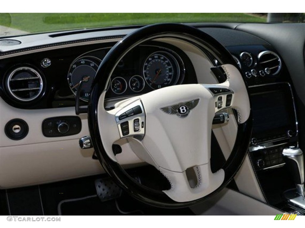 2014 Bentley Continental GT Standard Continental GT Model Linen Steering Wheel Photo #103144319