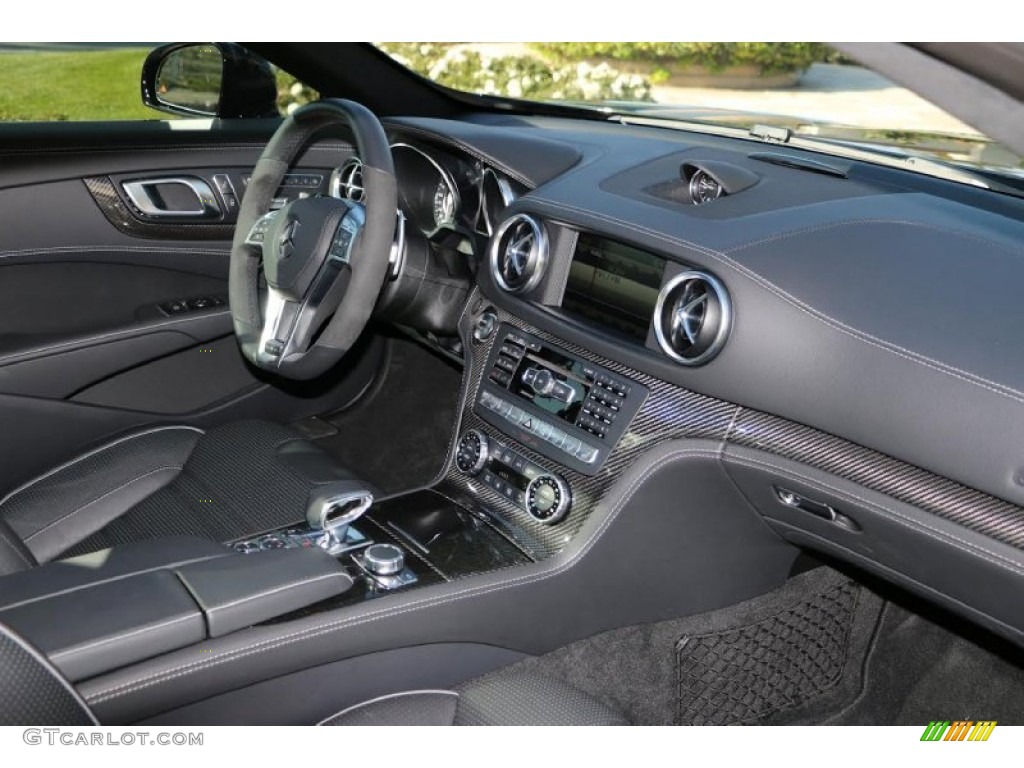 2014 Mercedes-Benz SL 63 AMG Roadster Black Dashboard Photo #103144675