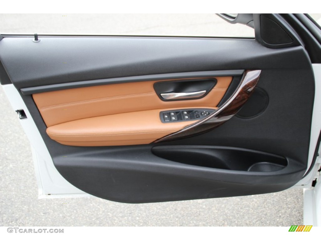 2013 3 Series 328i xDrive Sedan - Mineral White Metallic / Saddle Brown photo #9