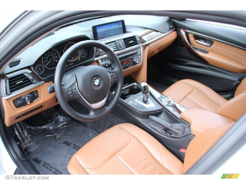 Saddle Brown Interior 2013 BMW 3 Series 328i xDrive Sedan Photo #103146335
