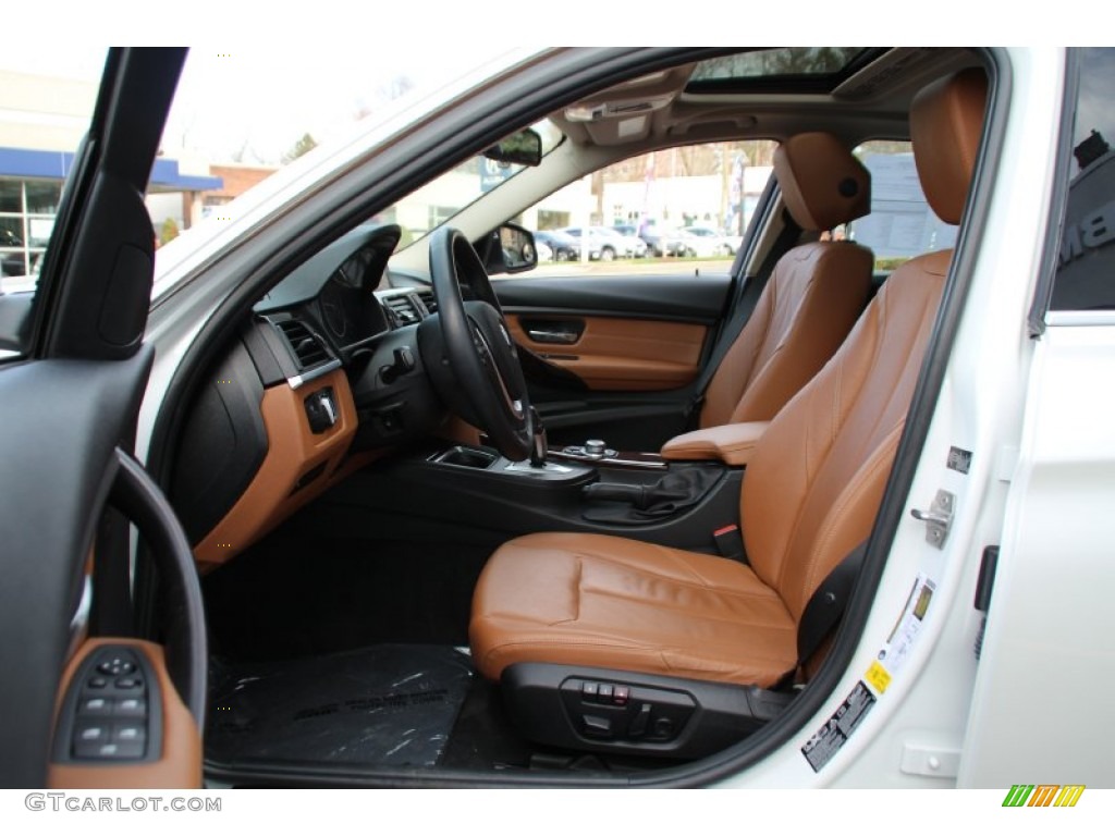 2013 3 Series 328i xDrive Sedan - Mineral White Metallic / Saddle Brown photo #12