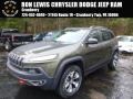 2015 ECO Green Pearl Jeep Cherokee Trailhawk 4x4  photo #1