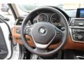 Saddle Brown Steering Wheel Photo for 2013 BMW 3 Series #103146500
