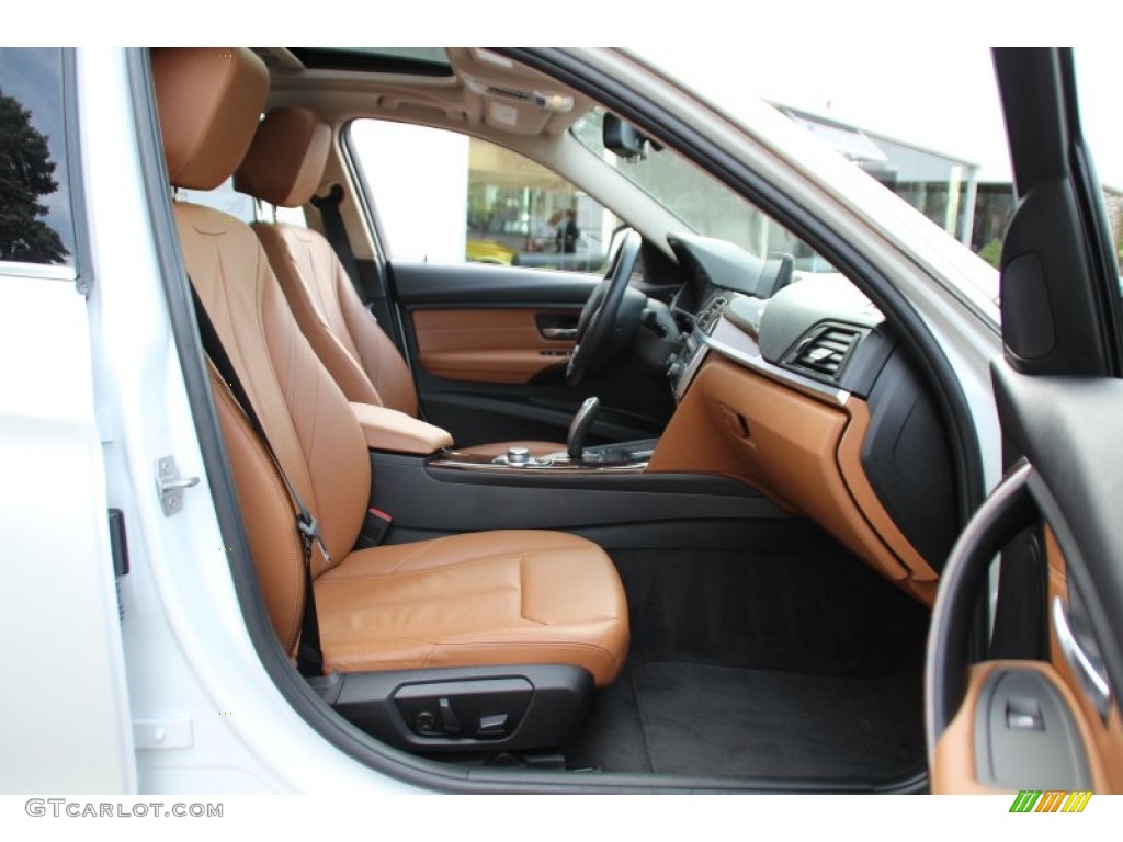 2013 3 Series 328i xDrive Sedan - Mineral White Metallic / Saddle Brown photo #29