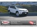 2015 Super White Toyota RAV4 LE  photo #1