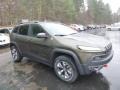 ECO Green Pearl 2015 Jeep Cherokee Trailhawk 4x4 Exterior
