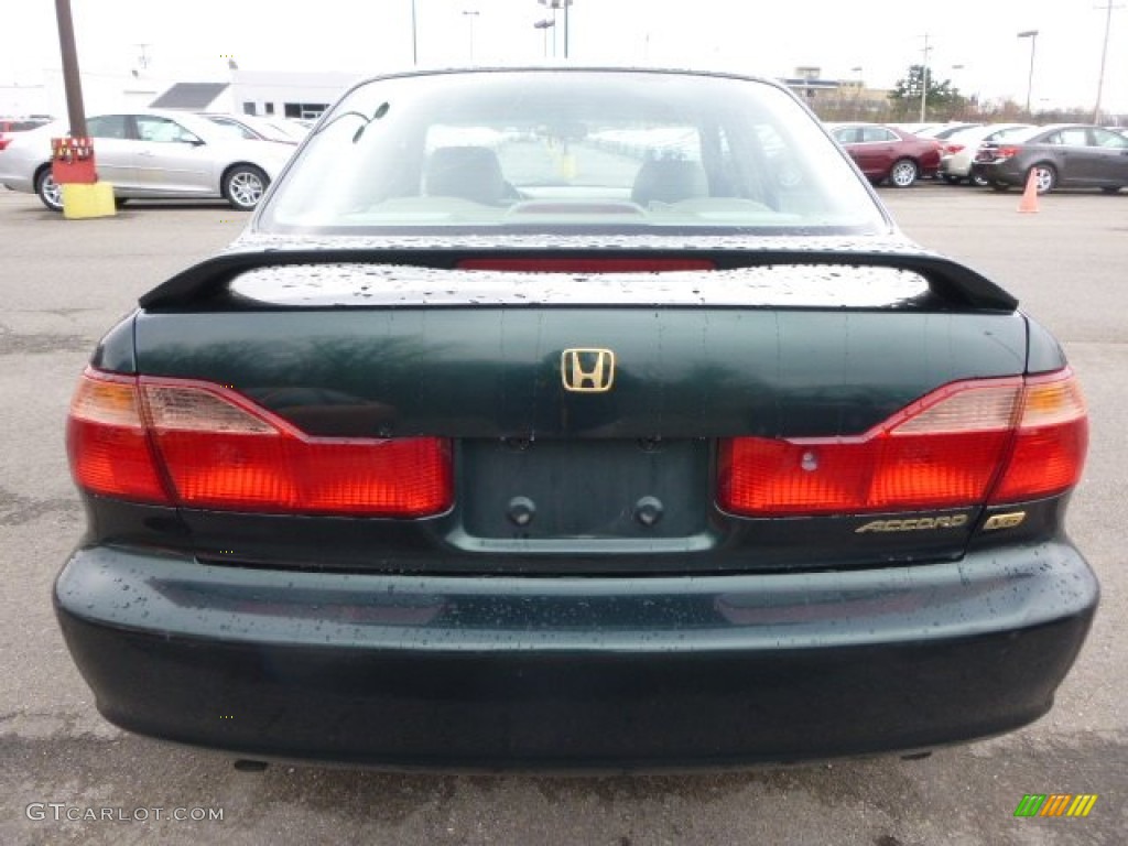 1998 Accord EX V6 Sedan - Dark Emerald Pearl / Ivory photo #3