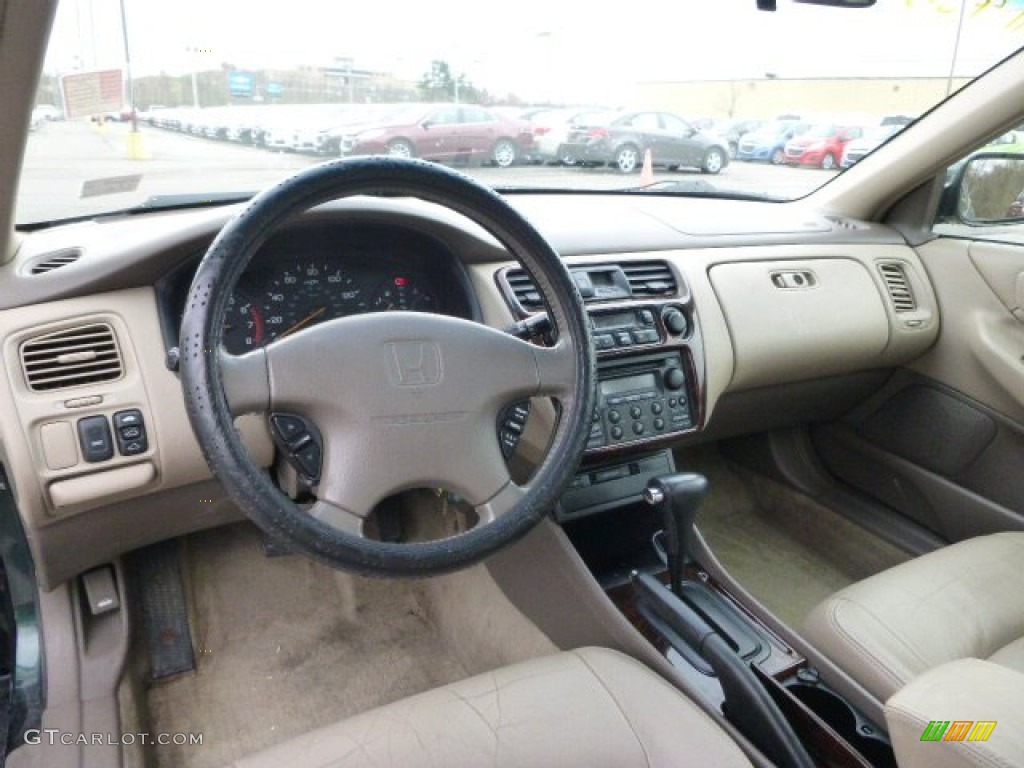 1998 Accord EX V6 Sedan - Dark Emerald Pearl / Ivory photo #10