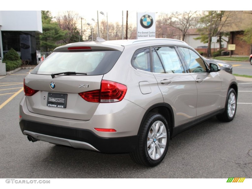2013 X1 xDrive 28i - Cashmere Silver Metallic / Beige photo #3