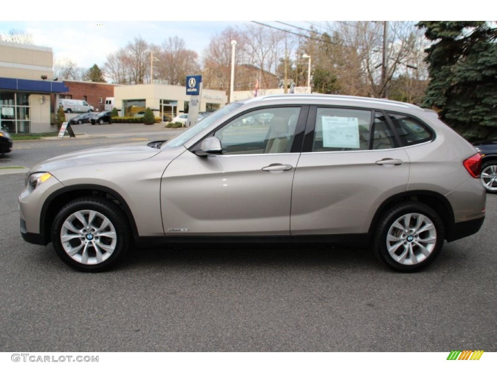 2013 X1 xDrive 28i - Cashmere Silver Metallic / Beige photo #6