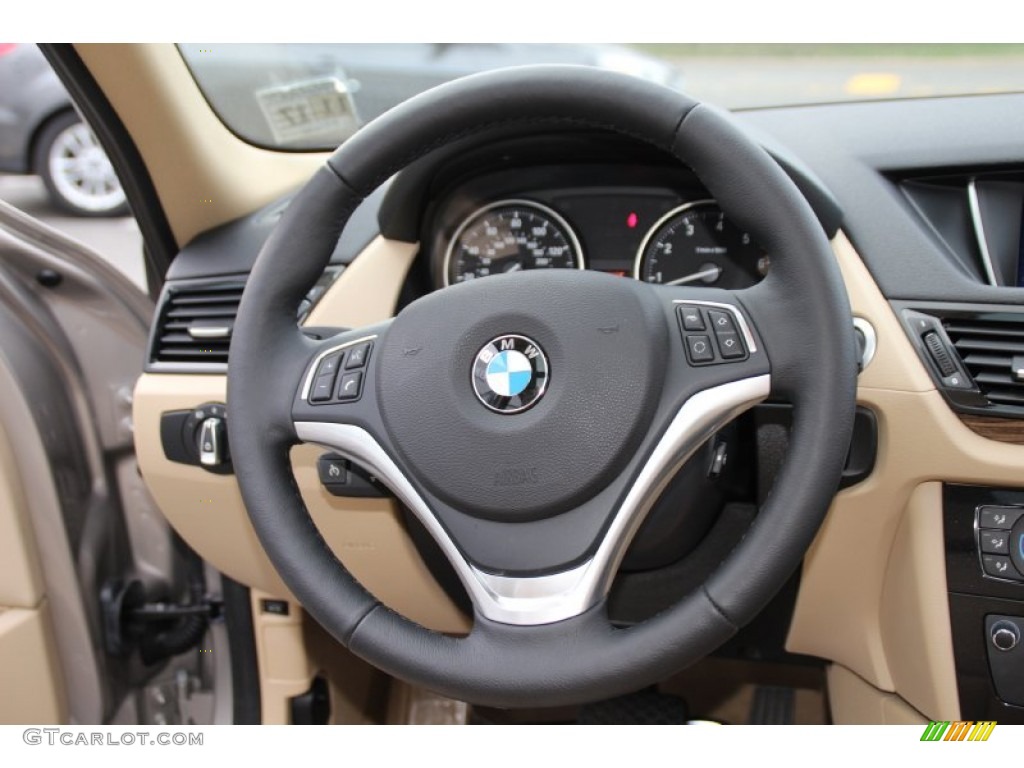 2013 X1 xDrive 28i - Cashmere Silver Metallic / Beige photo #19