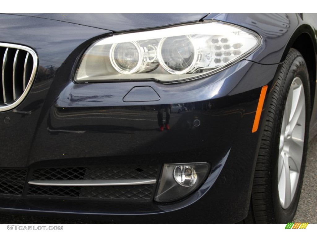 2013 5 Series 528i xDrive Sedan - Imperial Blue Metallic / Cinnamon Brown photo #30