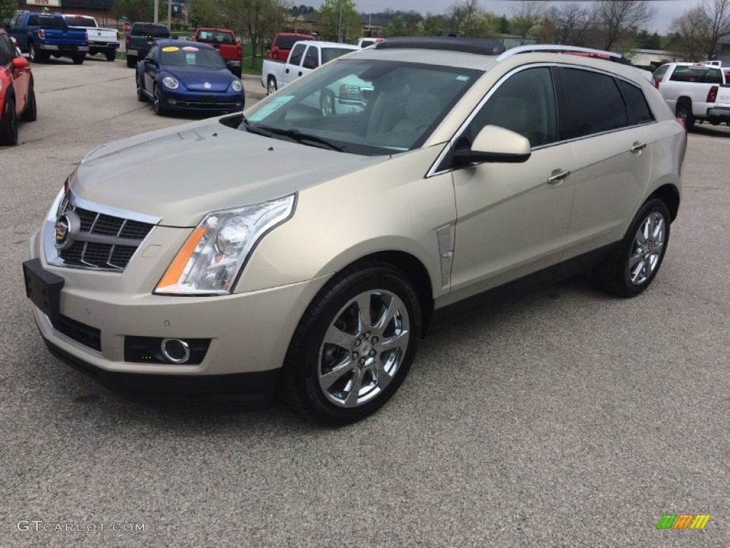 Gold Mist 2010 Cadillac SRX 4 V6 Turbo AWD Exterior Photo #103149274