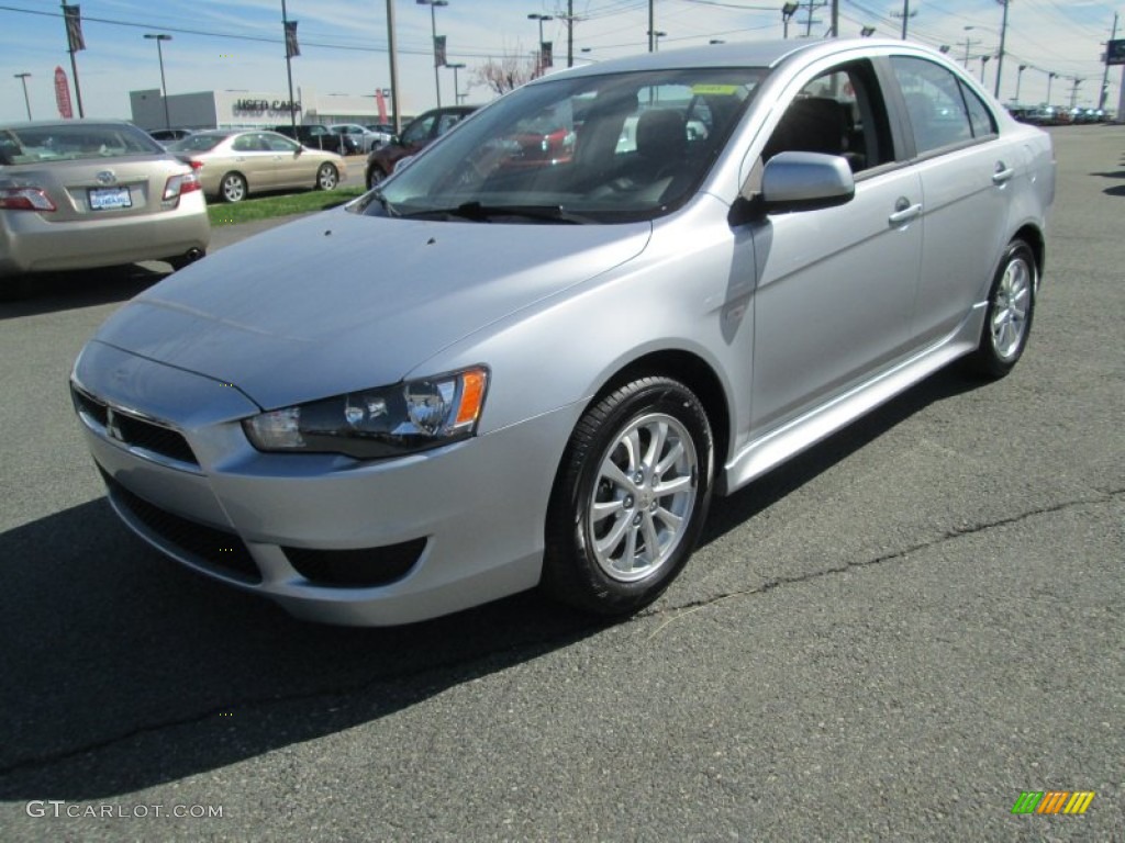 Apex Silver Metallic 2013 Mitsubishi Lancer ES Exterior Photo #103149317