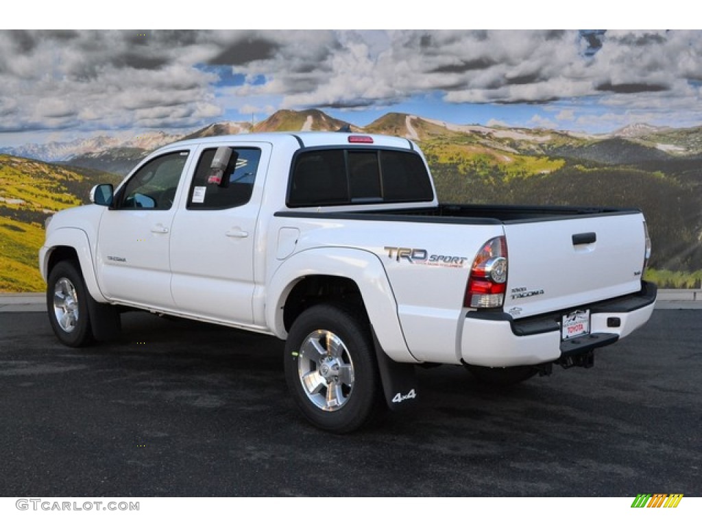 Super White 2015 Toyota Tacoma V6 Double Cab 4x4 Exterior Photo #103150253