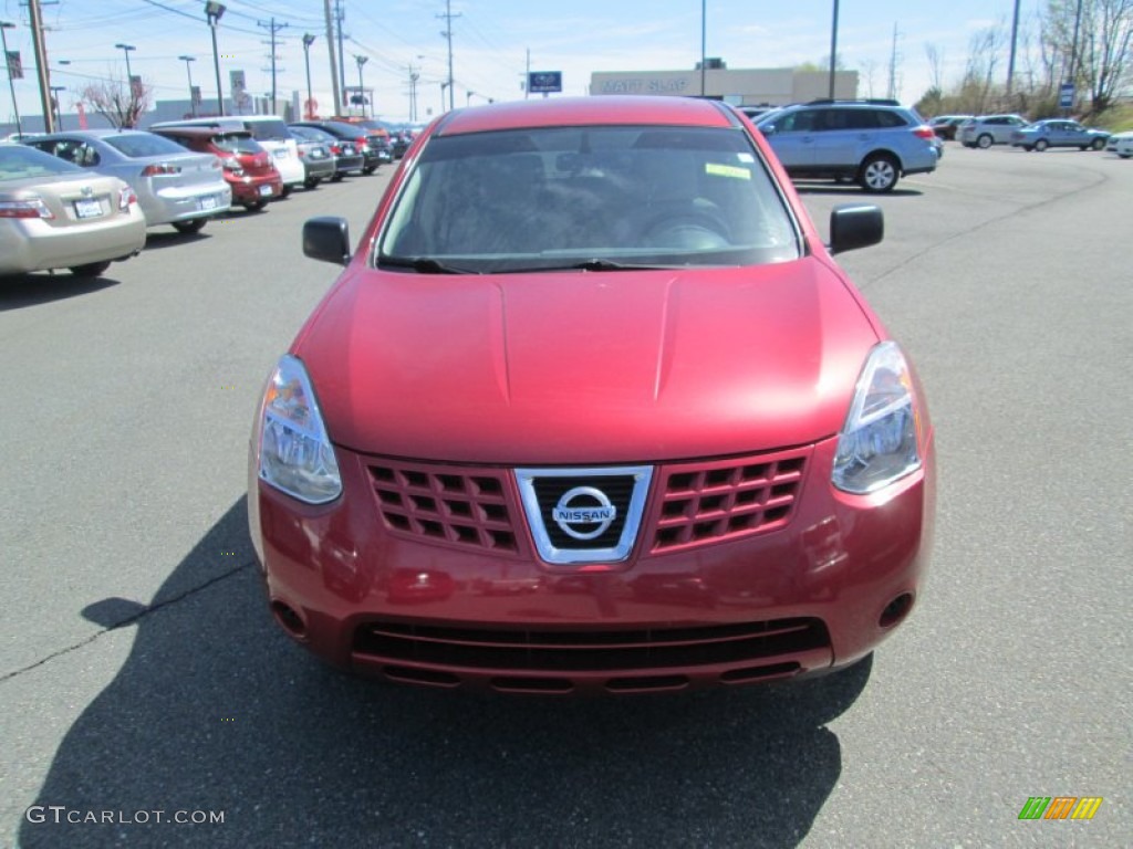 2009 Rogue S AWD - Venom Red / Gray photo #3