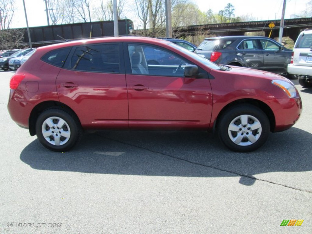2009 Rogue S AWD - Venom Red / Gray photo #5