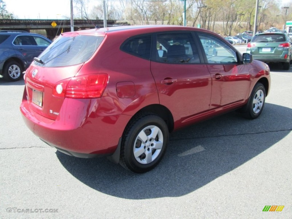 2009 Rogue S AWD - Venom Red / Gray photo #6