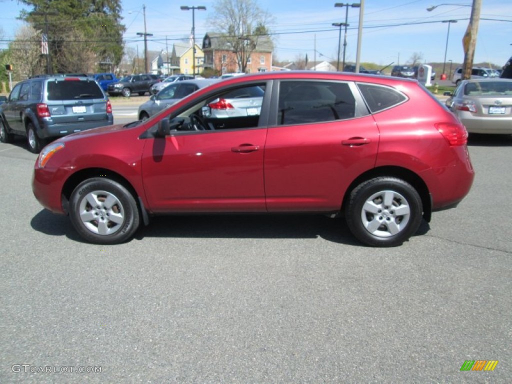 2009 Rogue S AWD - Venom Red / Gray photo #9