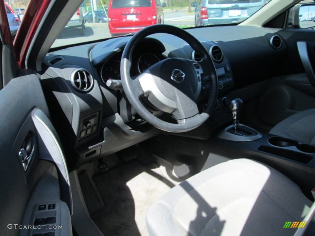 2009 Rogue S AWD - Venom Red / Gray photo #10