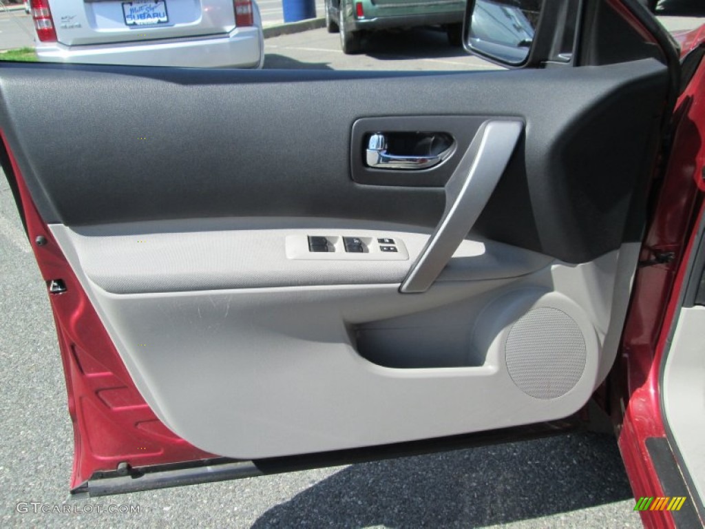 2009 Rogue S AWD - Venom Red / Gray photo #12