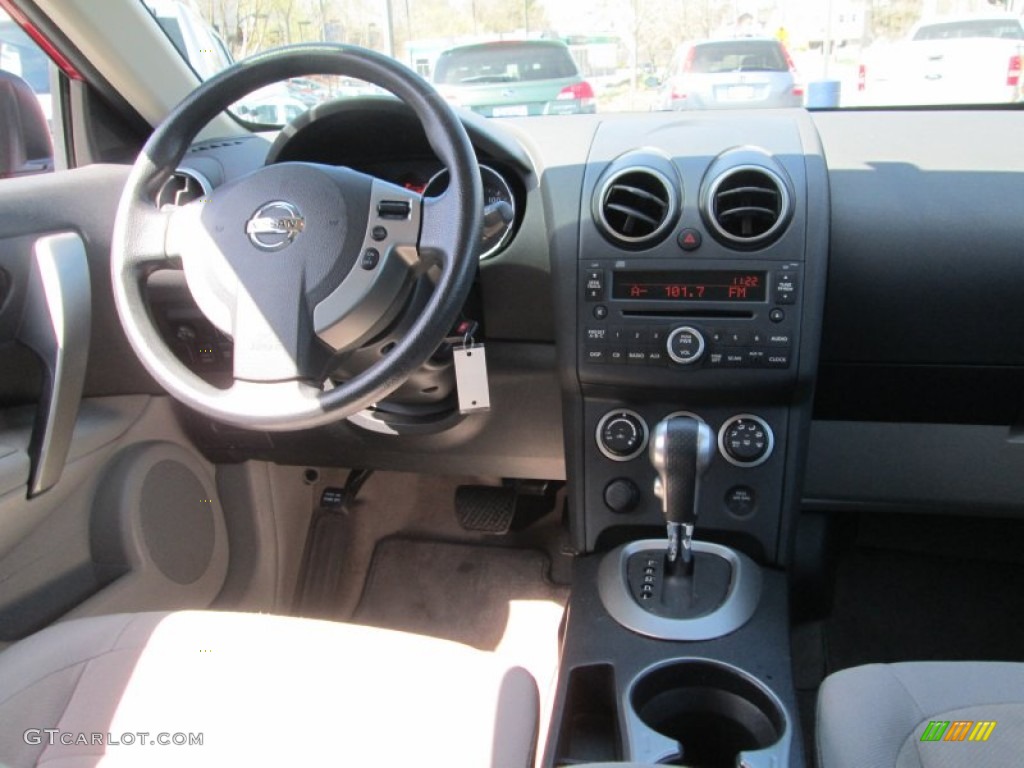2009 Rogue S AWD - Venom Red / Gray photo #17
